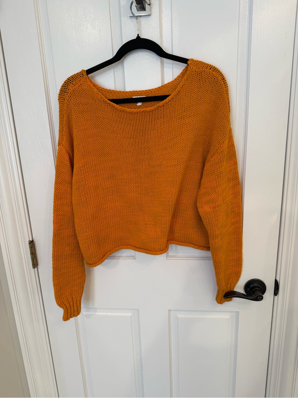 aerie Chunky Crewneck Cropped Sweater